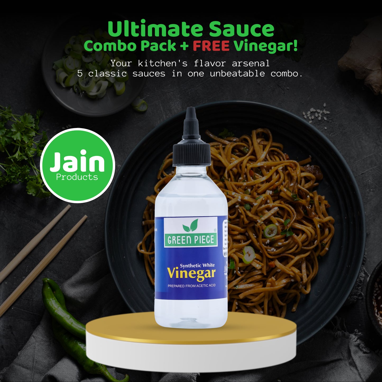 Green Piece Sauce Combo Pack