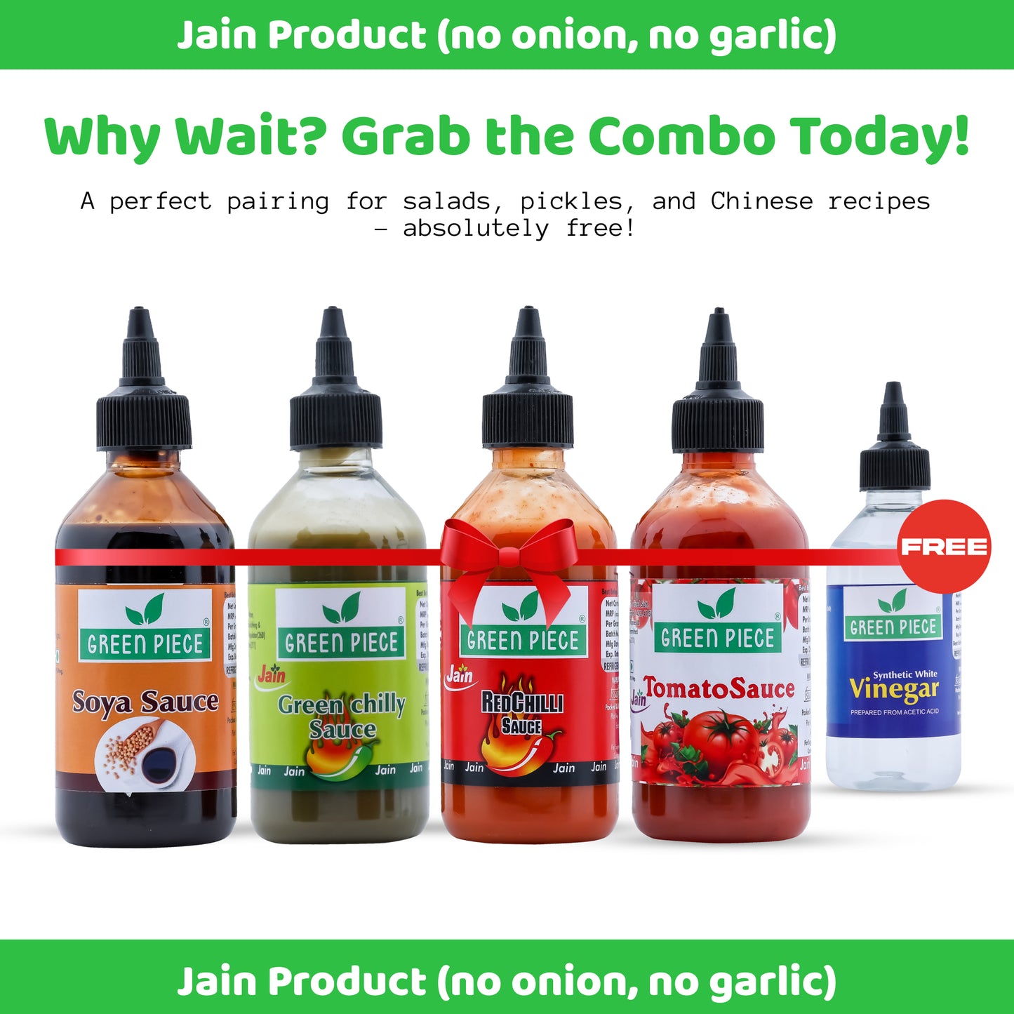 Green Piece Sauce Combo Pack