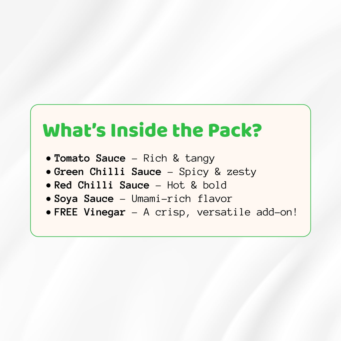 Green Piece Sauce Combo Pack