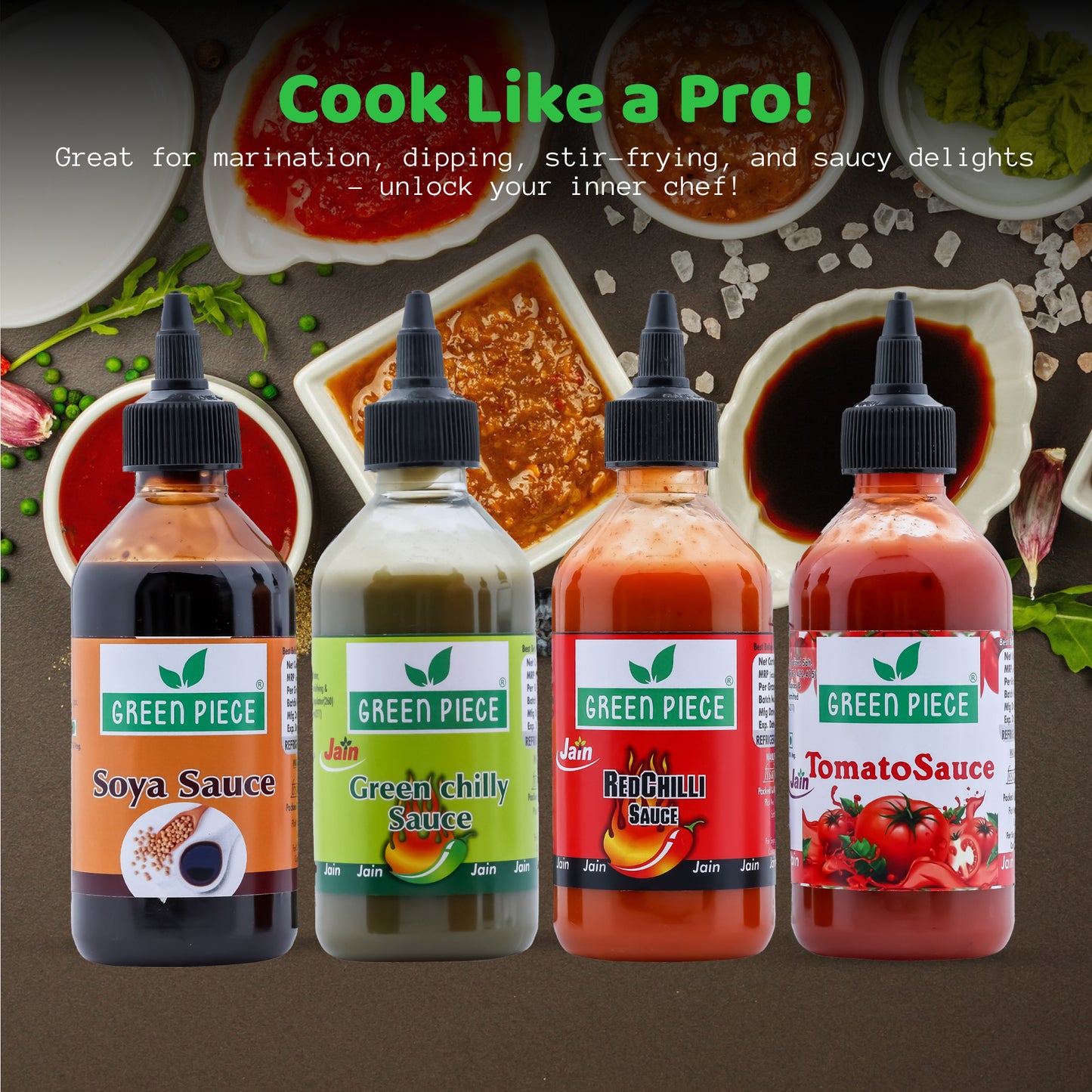 Green Piece Sauce Combo Pack