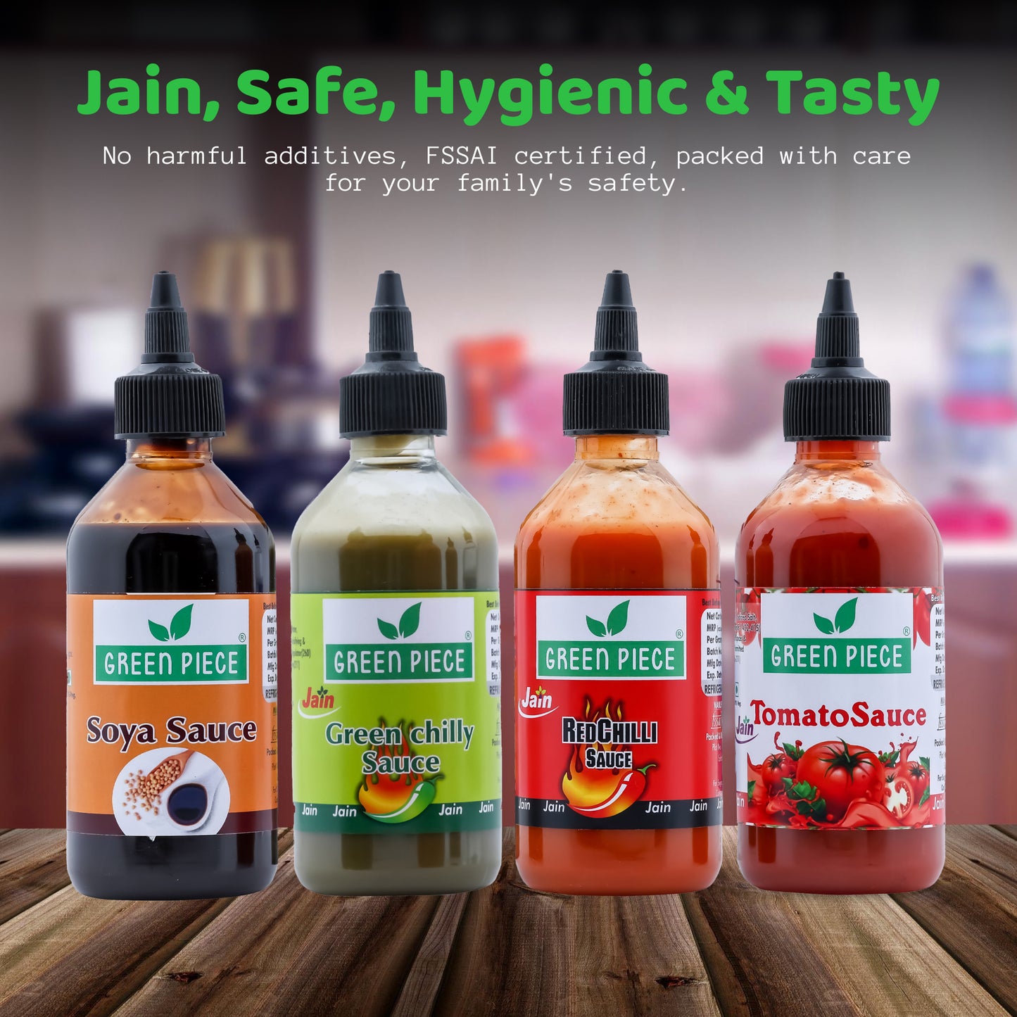 Green Piece Sauce Combo Pack