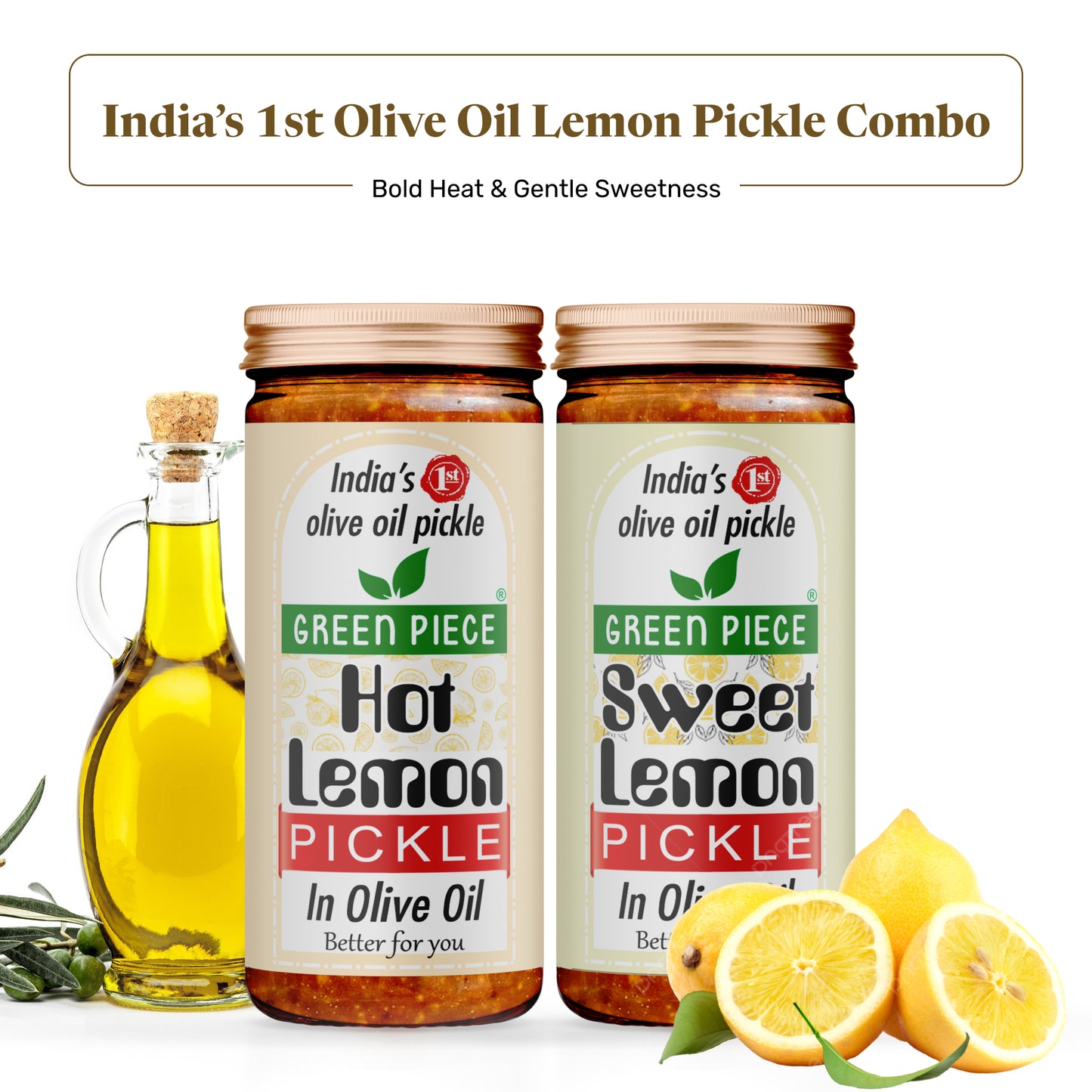 Hot + Sweet Lamon Pickle Combo