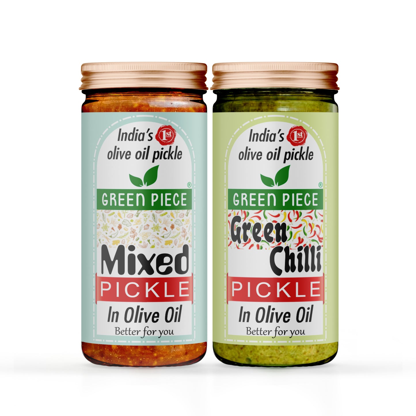 Mixed + Green Chilli Pickle Combo