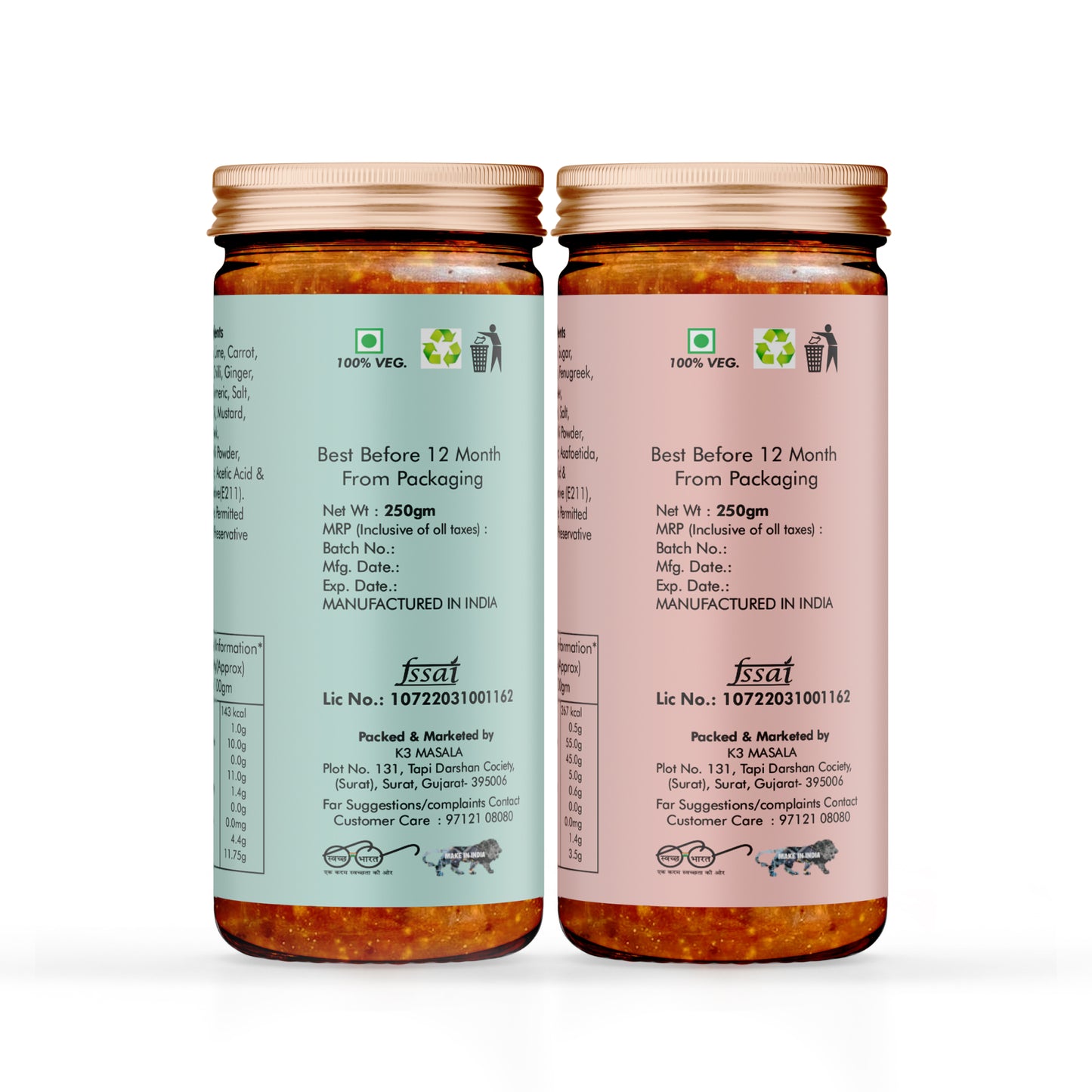 Mixed + Gol Keri Pickle Combo