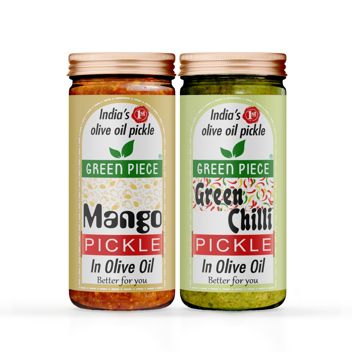 Mango + green chilli Pickle Combo