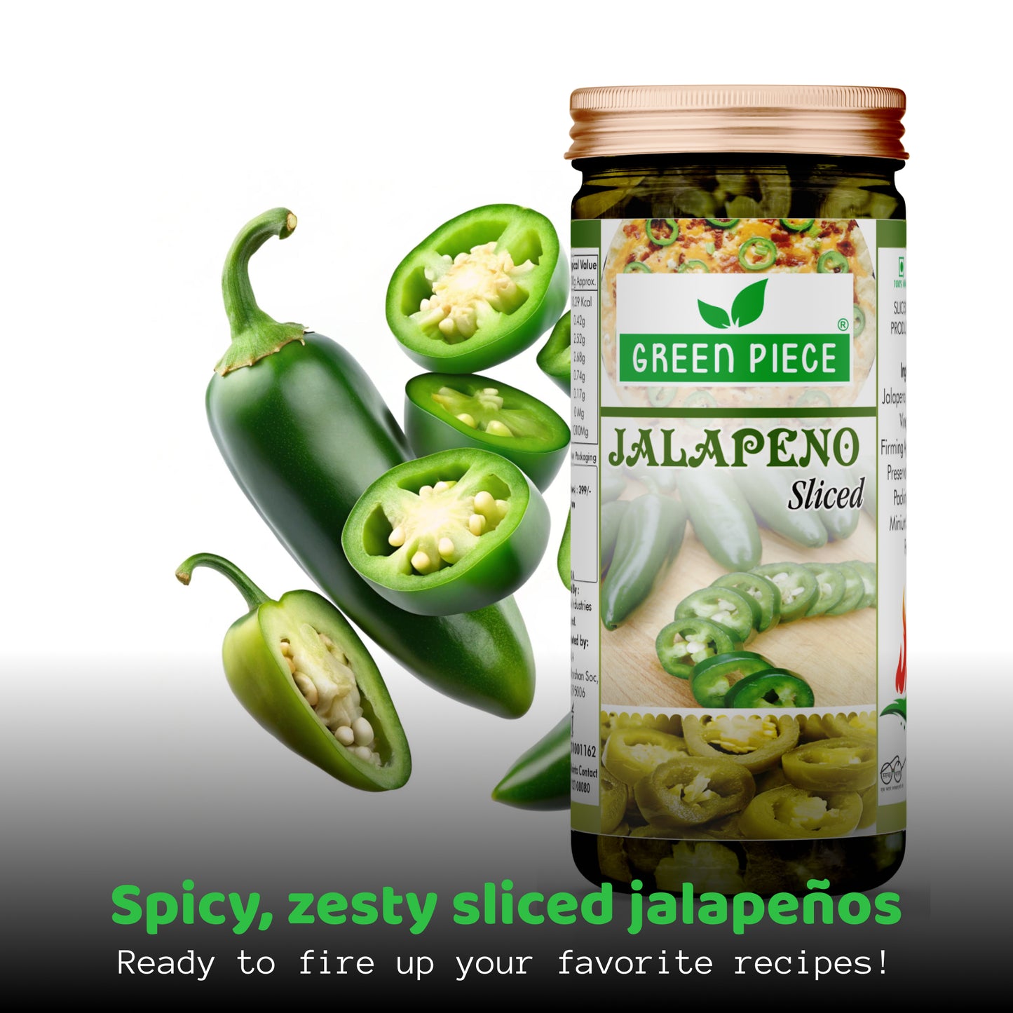 Green Piece   Black olives  and jalapeno Combo Pack 230ML