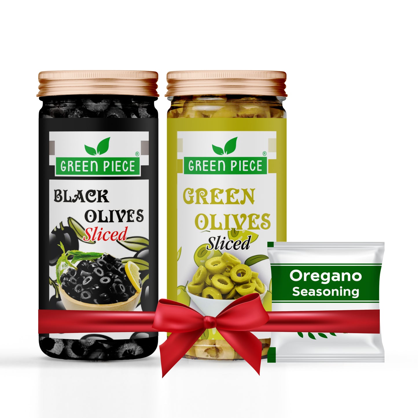 GreenPiece Black olive and green olive 230ml